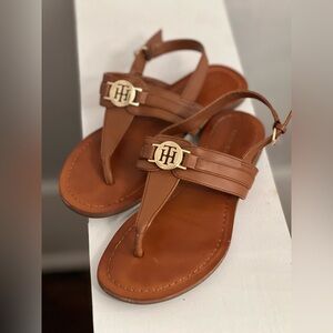 Tommy Hilfiger Brown Sandals
